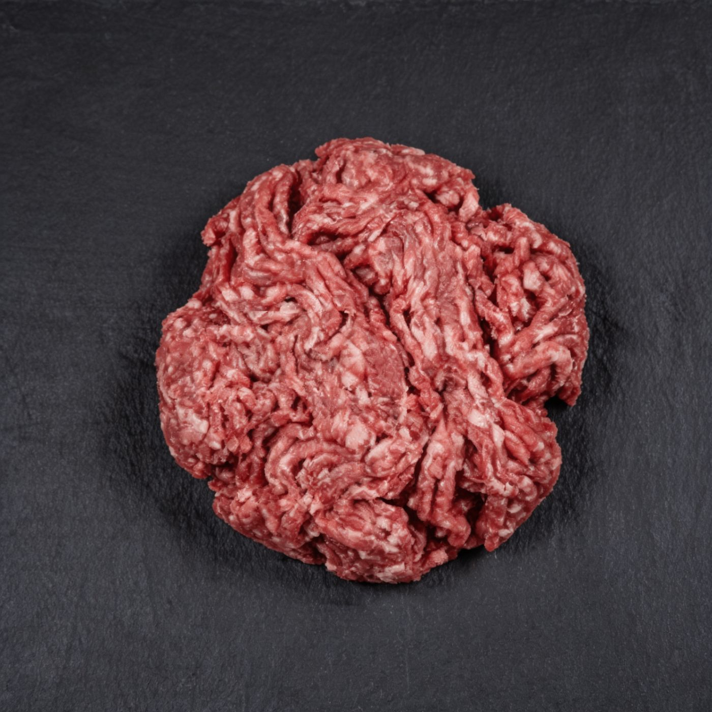 Black Angus Mince halal UK supplier on dark slate