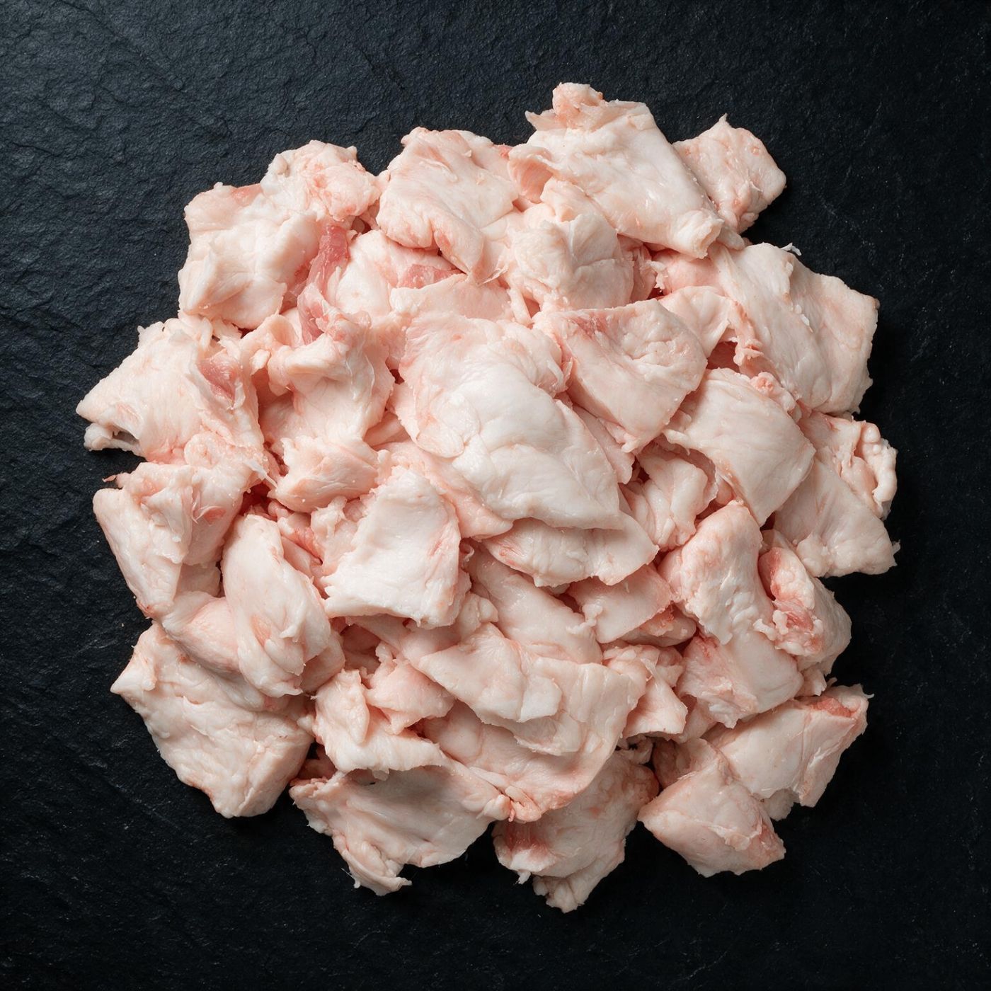 Cod Fat halal UK supplier on dark slate